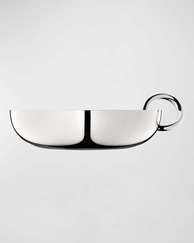 Vertigo Silver-Plated Snack/Trinket Bangle Bowl
